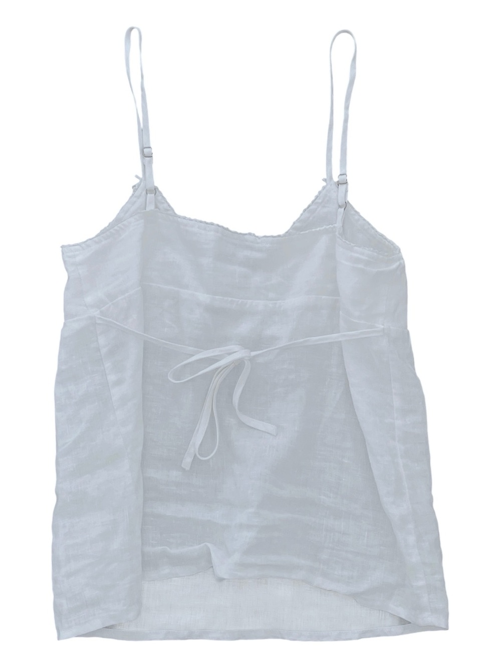 Brandy Melville White Linen Edith Cami Tank - Picture 3 of 3